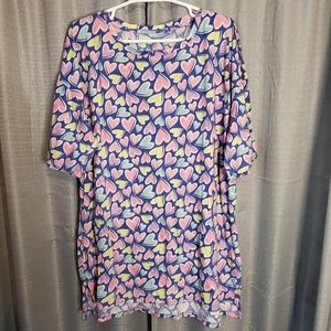 Heart nightgown t shirt dress